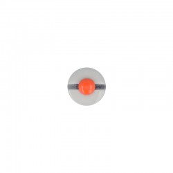 Bouton point rouge Blanc/rouge - 