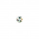 Boutons nacre fleuris