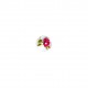 Boutons nacre fleuris