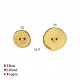 Bouton tronc bois 2 trous