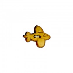 Bouton bois avion Bois - 