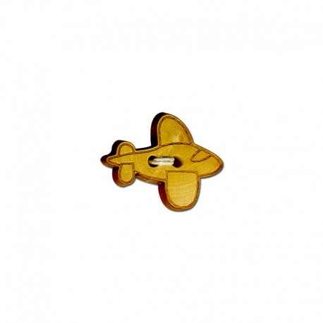 Bouton bois avion Bois - 