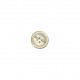 Bouton galalithe rond 4tr