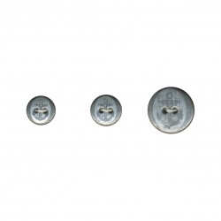 Bouton metal ancre 2trous