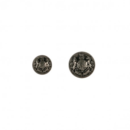 Bouton metal blason