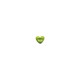 Bouton coeur transparent
