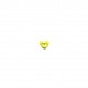 Bouton coeur transparent