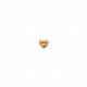 Bouton coeur transparent