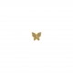 Bouton papillon strass