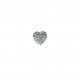 Bouton bijou coeur Crystal - 