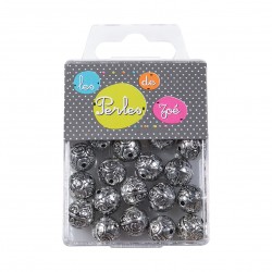 Perles rondes 11mm*20g - Argent