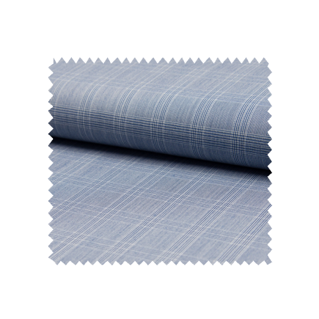 Tissu Summer Checks Navy