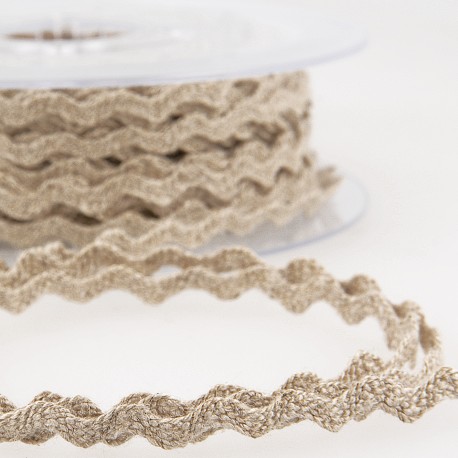 Serpentine lin 8mm Beige - 