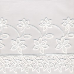 Guipure/voile 19,50 cm Blanc - 