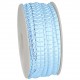 Volant satin plisse