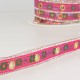 Galon strass/oeillets thermocollant