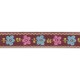 Jacquard fleurs 15mm