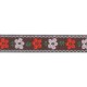 Jacquard fleurs 15mm