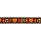 Jacquard coeurs 15mm