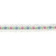 Galon fleurs 10mm