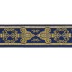 Galon jacquard fleurs lys