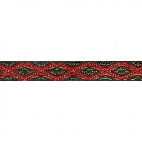 Galon jacquard incas