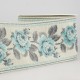 Galon jacquard roses
