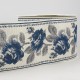 Galon jacquard roses