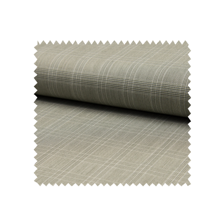 Tissu Summer Checks Kaki