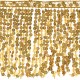 Frange paillettes 150mm