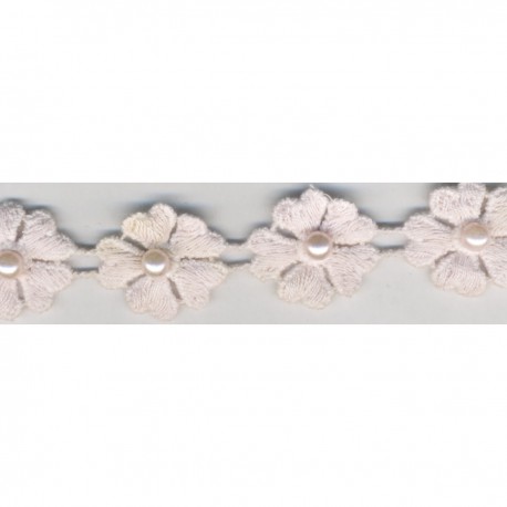 Guirlande fleurs perles