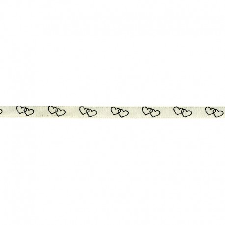 Ruban coeurs enlaces