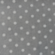 Tissu Max Imprimé Pois Blanc Fond Gris 