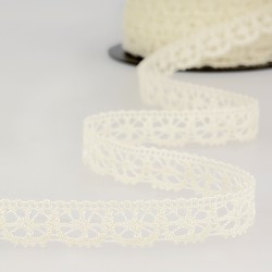 Dentelle coton 13mm