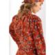 Tissu Boho Popeline Imprimé Saphir 