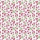 Tissu Framboise Imprimé Blanc 