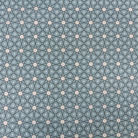 Tissu Ceramik Cretonne Stone Blue 