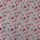 Tissu Leonie Cretonne Beige rouge 