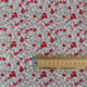 Tissu Leonie Cretonne Beige rouge 