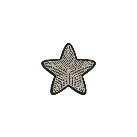 Ecussons etoile - Argent