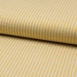 Tissu Meloni Rayure Jaune 