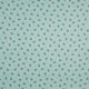 Tissu Coton Imprimé Floral Fond Vert Clair 