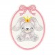 Ecusson badge bébé - Lapine