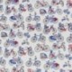 Tissu Velos Cretonne Bleu/blanc/rouge 