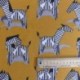 Tissu Origami Toile Imprimée Moutarde 