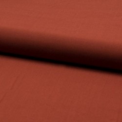 Tissu Viscose Uni Terracotta