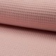 Tissu Nid D'abeille Uni Saumon Foncé