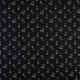 Tissu Coton Imprimé Musique Fond Noir 