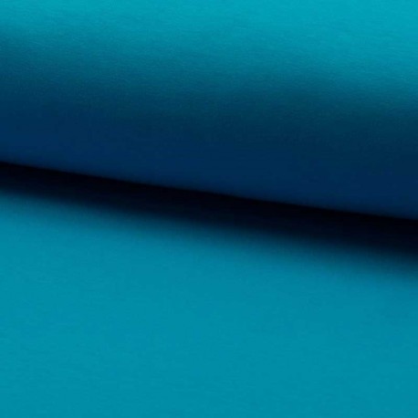 Tissu Jogging Uni Turquoise