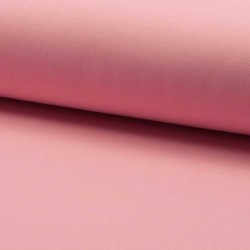 Tissu Jogging Uni Rose